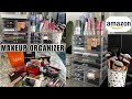 Clean and Organize With Me | $350 NEW MAKEUP HAUL | Unboxing Amazon Acrylic Makeup Organizer
