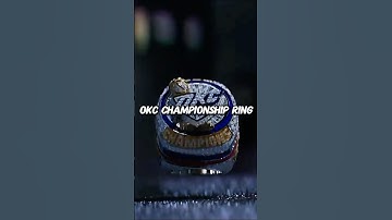 How extravagant is the Thunder’s championship ring design?#shorts #nba #basketball #okcthunder