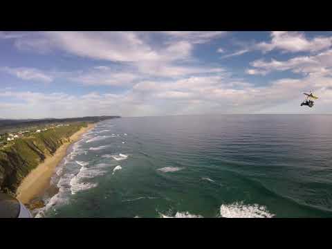 Rob Tribe Microlight Flight over Wilderness Map of Africa. 12th March 2021