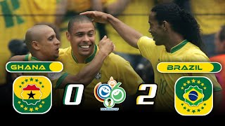 Brazil 🇧🇷  × 🇬🇭 Ghana | 3 × 0 | HIGHLIGHTS | All Goals | Round 16 World Cup 2006