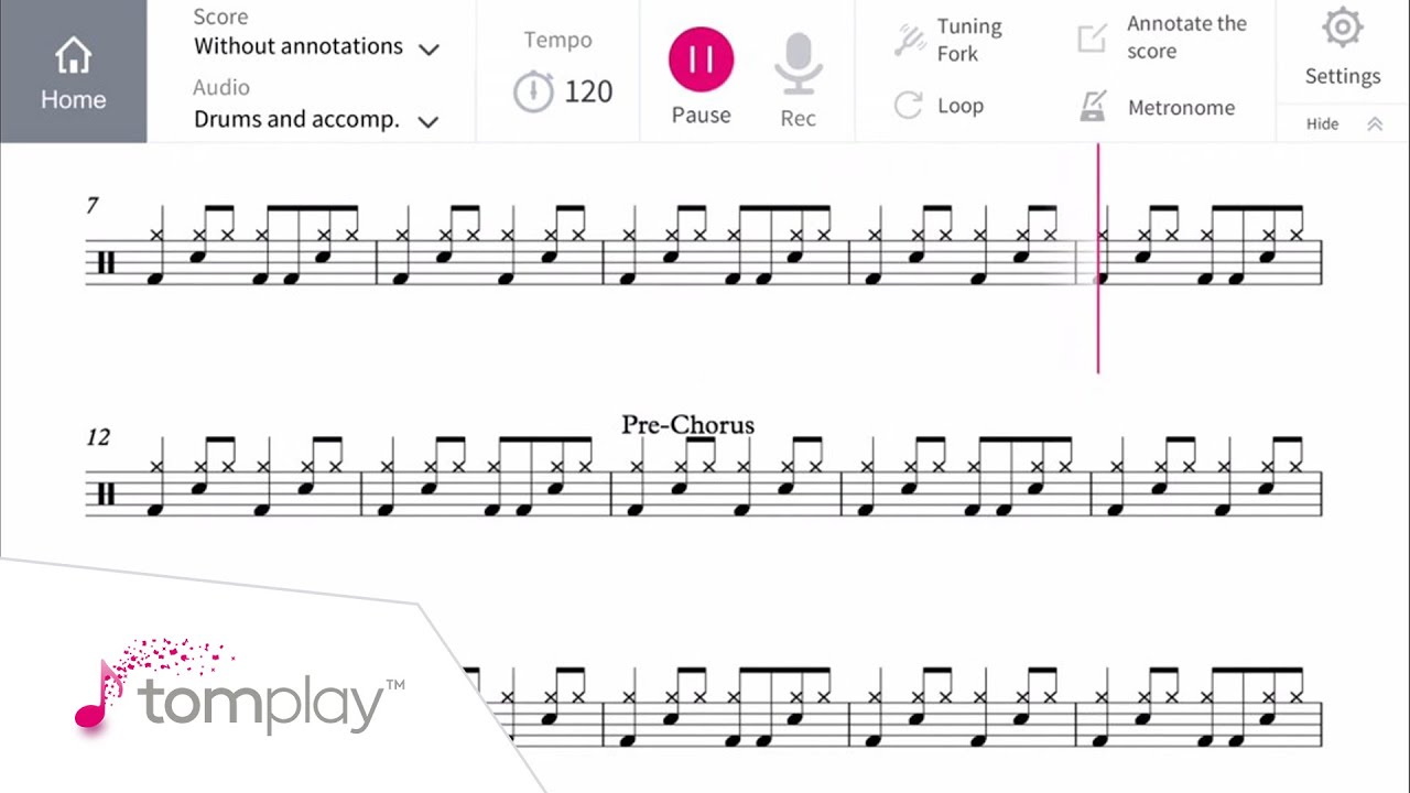 ドラムで演奏するロックの10の素晴らしい作品 楽譜と伴奏音源付き