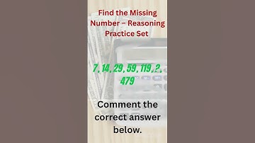 Find the Missing Number | Brain Teaser Reasoning Puzzle | IQ Test Challenge