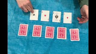 Final Four Card Trick by Mismag822 - The Card Trick Teacher 8,108 views 3 months ago 1 minute, 33 seconds