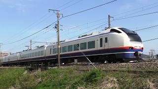 特急しらゆき3号新潟行き【4K】E653系H201編成信越本線下り53M