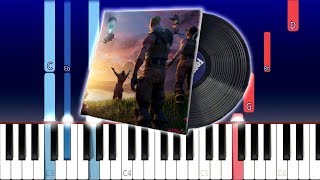 Video thumbnail of "Fortnite The End Lobby Music (Piano Tutorial)"