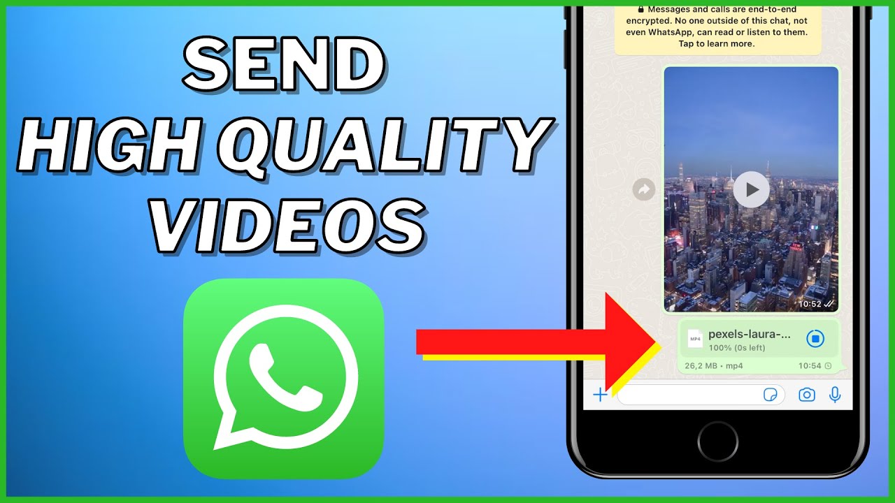 How To Send High Quality Videos On WhatsApp I Send HD Video In ...