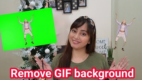 How to remove GIF background | Convert GIF to Video