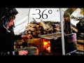 -36° Camping 3 Days | Snowstorm & Igloo Build in Deep Snow