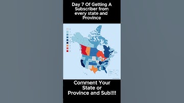 Day 7 of getting a subscriber from every state and province #geography #world #subscribe #shorts