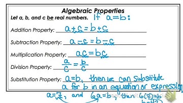 Target 2.1b - Write Algebraic Proofs