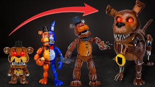 FNAF Dog is Not Friendly! 🐶 The Evolution of Freddy Fazbear 🐻 How to Make FNAF Characters