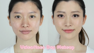 【蕊姐彩妆课】情人节约会妆容教学 Valentine's Day Makeup