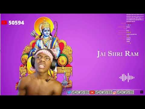 ishowshpeed jay shree ram ❤️ shoked all youtubers #ishowspeed