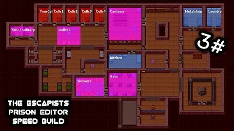 The Escapists | Prison Editor | Speed Build | 3# | Zones