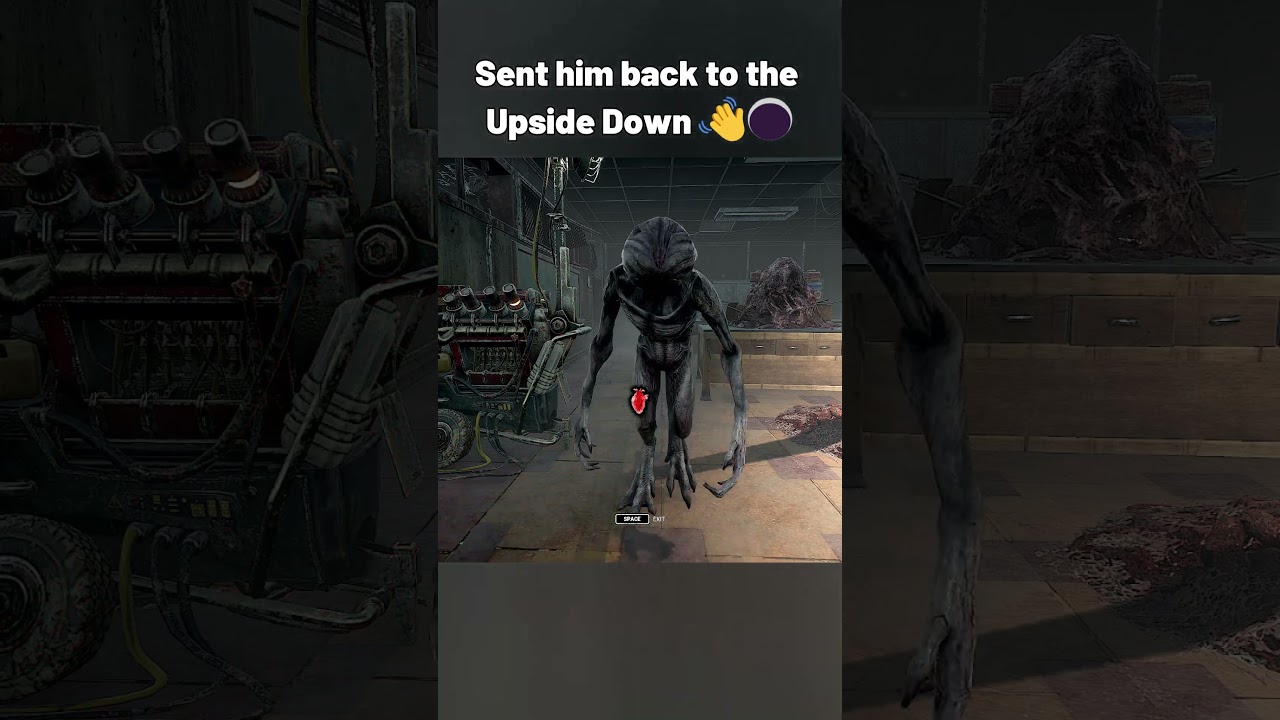 Sent him back to the Upside Down 