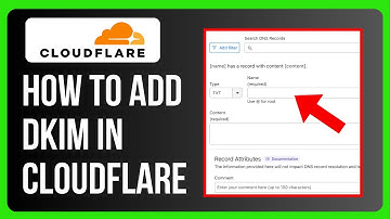 How to Add DKIM in Cloudflare