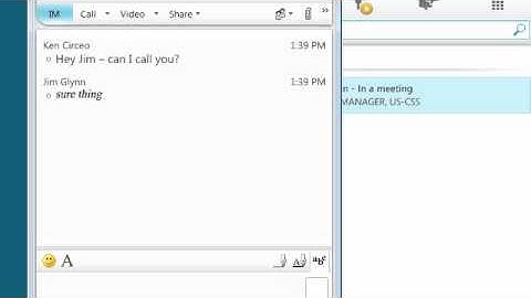 Microsoft Lync 2010 - Add Voice to an IM