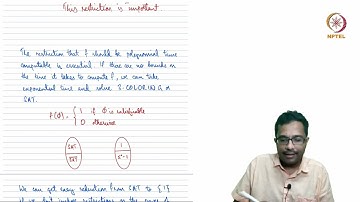 Polynomial Time Reductions - Part 1 #CH30SP #swayamprabha