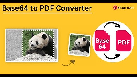 Base64 to PDF Converter | How to convert Base64 to PDF?
