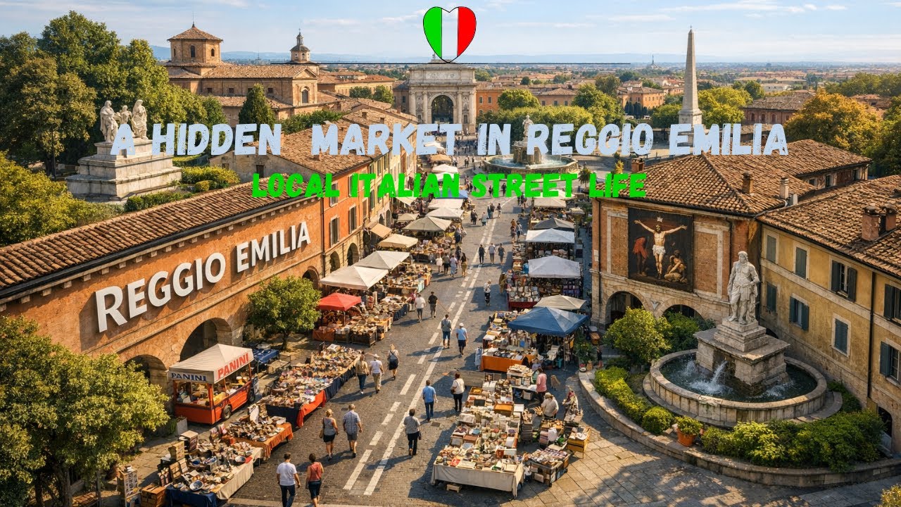 This Street Market in Reggio Emilia Will Surprise You