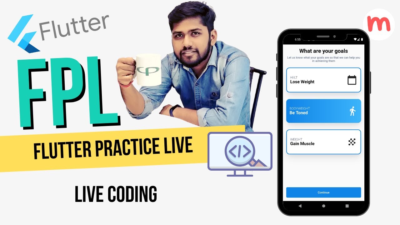 FPL | Flutter Practice Live | EP00 | Warm up with Fresh UI