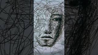 30 second charcoal portrait #shorts#shortsvideo #youtubeshorts #charcoal