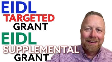 Targeted EIDL Advance Update [EIDL Targeted Grant] EIDL Supplemental Targeted Grant. SBA EIDL Update