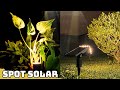 Spot solar oversun 2 gerao branco quente para jardim  luminria de longo alcance