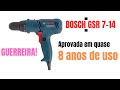 Parafusadeira Bosch GSR 7-14 APROVADA!