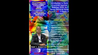 Basic SMARTPLS 4 with Prof T Ramayah