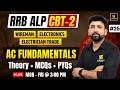 RRB ALP CBT 2 Class | Ac Fundamentals | Theory, MCQs & PYQs #25 | Ram Sir | Railway Utkarsh