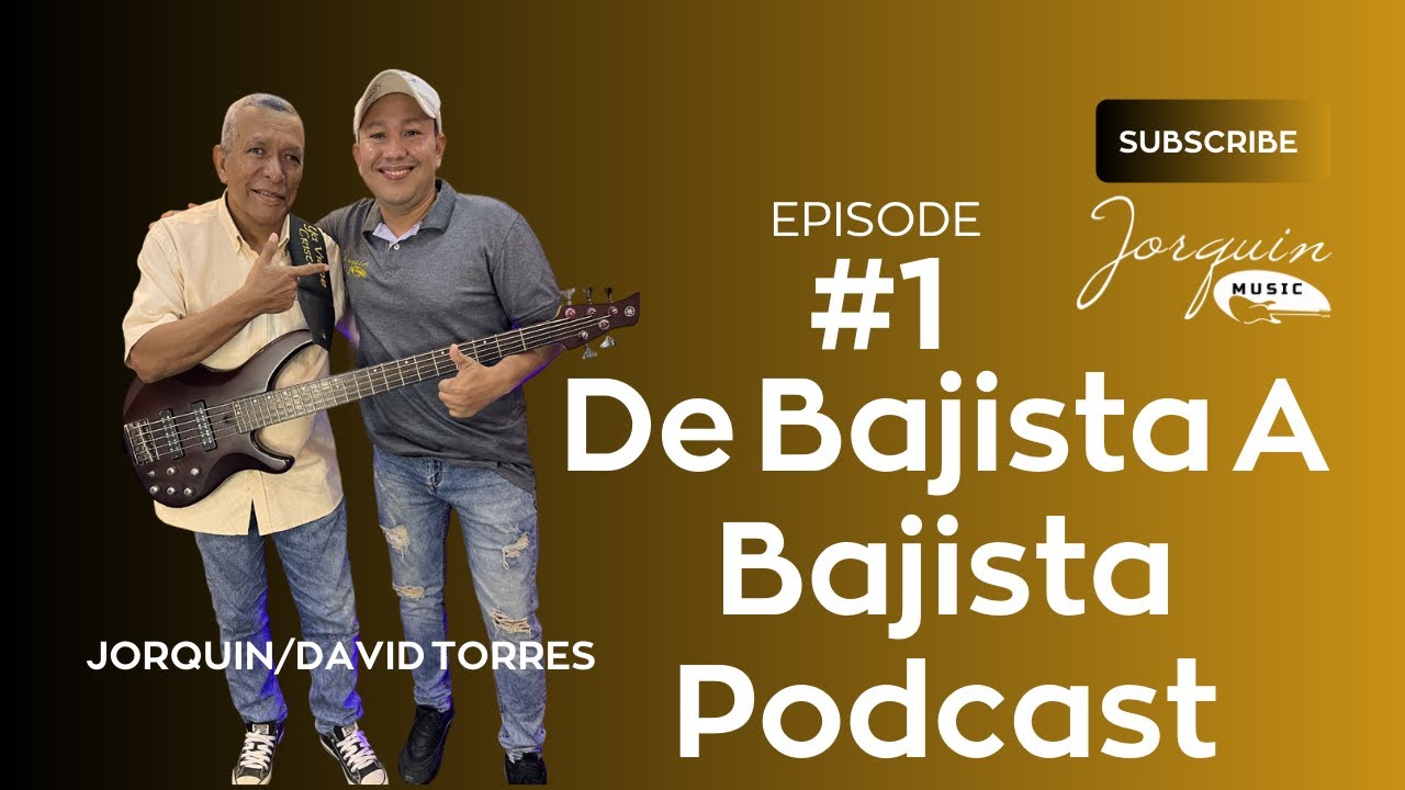 A los 12 años ya tocaba bajo. Podcast  De Bajista A Bajista Con David Torres.
