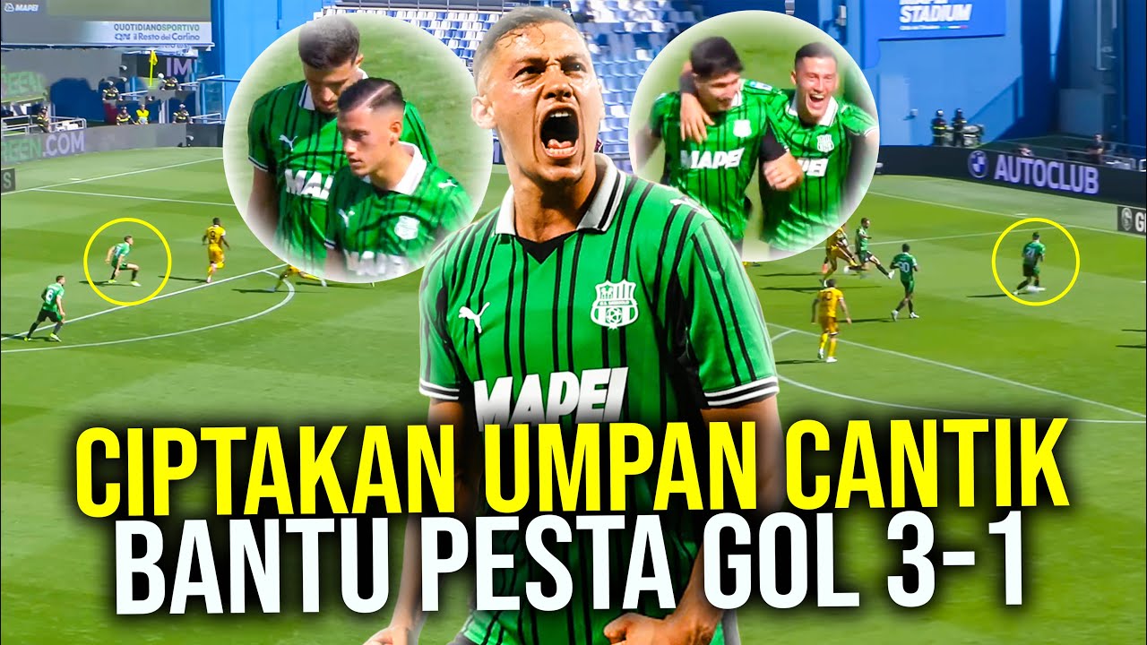 JAY IDZES' GREAT PASS MOMENT HELPED CONTRIBUTE TO SASSUOLO'S 3-1