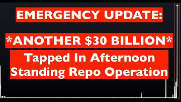 Emergency Update: ANOTHER $30B Tapped in Afternoon Repo Operation at Fed