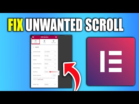 How to Fix Unwanted Horizontal Page Scroll in Elementor - New Method