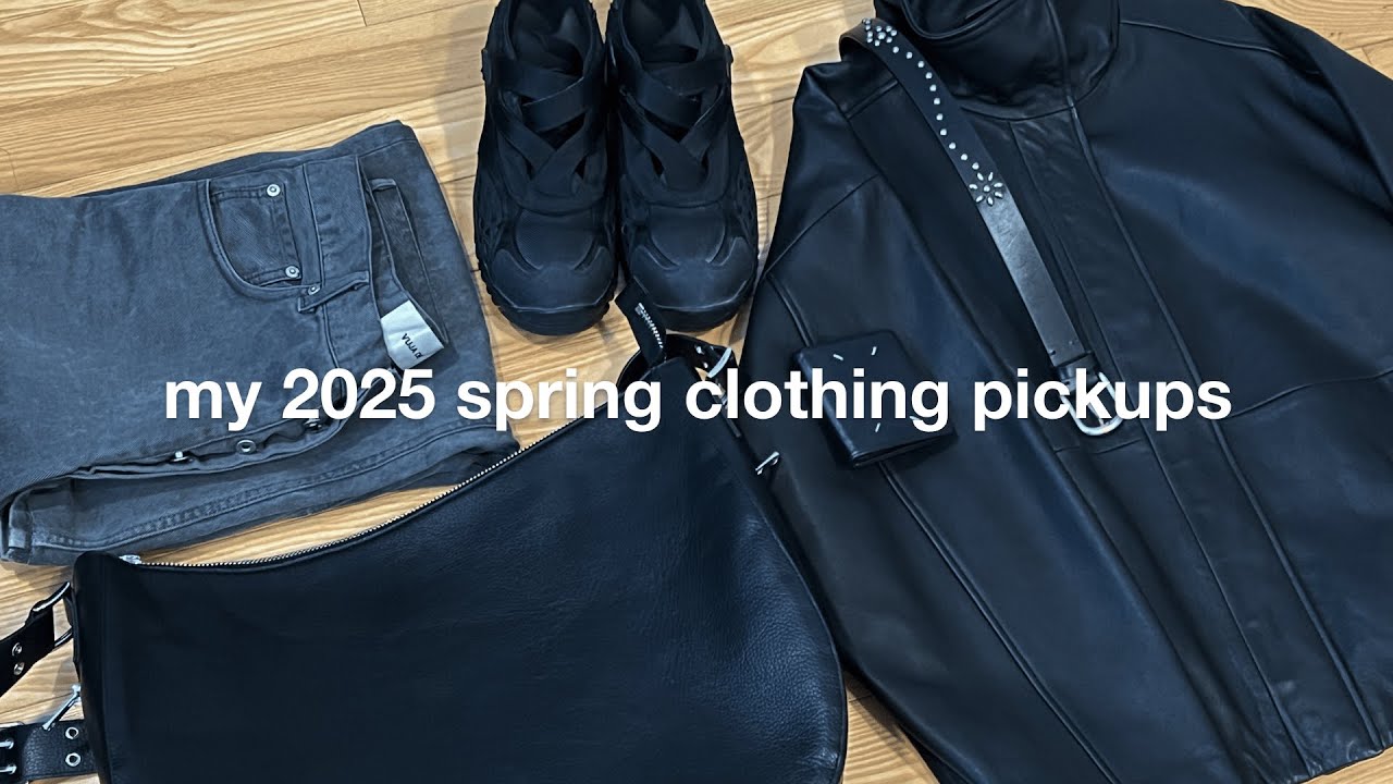 my 2025 spring clothing pickups + outfits (kiko kostadinov, vuja de, margiela, pearled ivory, etc.)