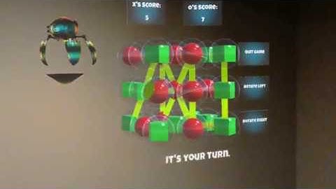 Augmented Tic Tac Toe Near Completion