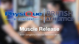 British Athletics - Muscle Release Massage on T37 Athlete Physique Management