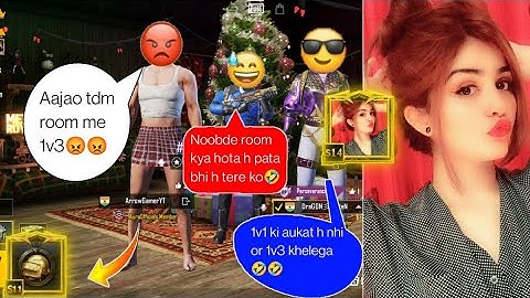 Random 3 players call me Noob / challenge for 1vs 3 TDM room (part - 48)