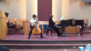 정윤호Dale, Cello 토론토 Kiwanis 첼로동영상 2014년 초