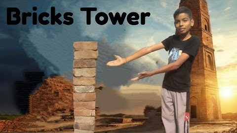 Building the tallest brick tower challenge 🧱