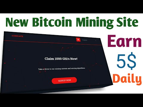 Coingate !! New Free Bitcoin Mining Site | Free 1000 GH/s | Site Demo | Technical ahsan