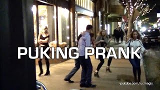 Drunk Puking On People Prank