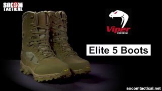 Viper Elite 5 Boots in Multicam - Socom Tactical