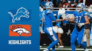 Jared Goff's HUGE game leads the Lions to a win over the Broncos | 2023 Week 15 Game Highlights