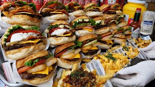 This is the perfect burger! American style handmade burger  BEST 3 / Korean street food