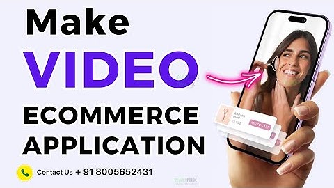 Make Video Shopping App | Make video ecommerce app | make tiktok shopping app #raunix