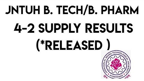 Jntuh  4-2 results  2021 ||jntuh latest updates||jntuh updates 2021 ||jntuh results