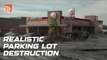 Realistic Parking Lot Destruction | Beginner Houdini Tutorial