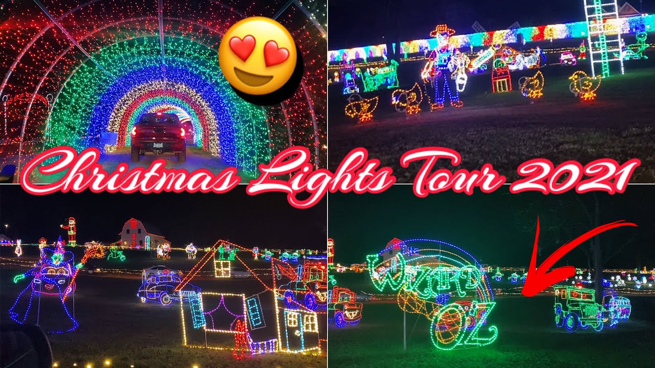 CHRISTMAS LIGHTS TOUR 2021 🎄 YouTube